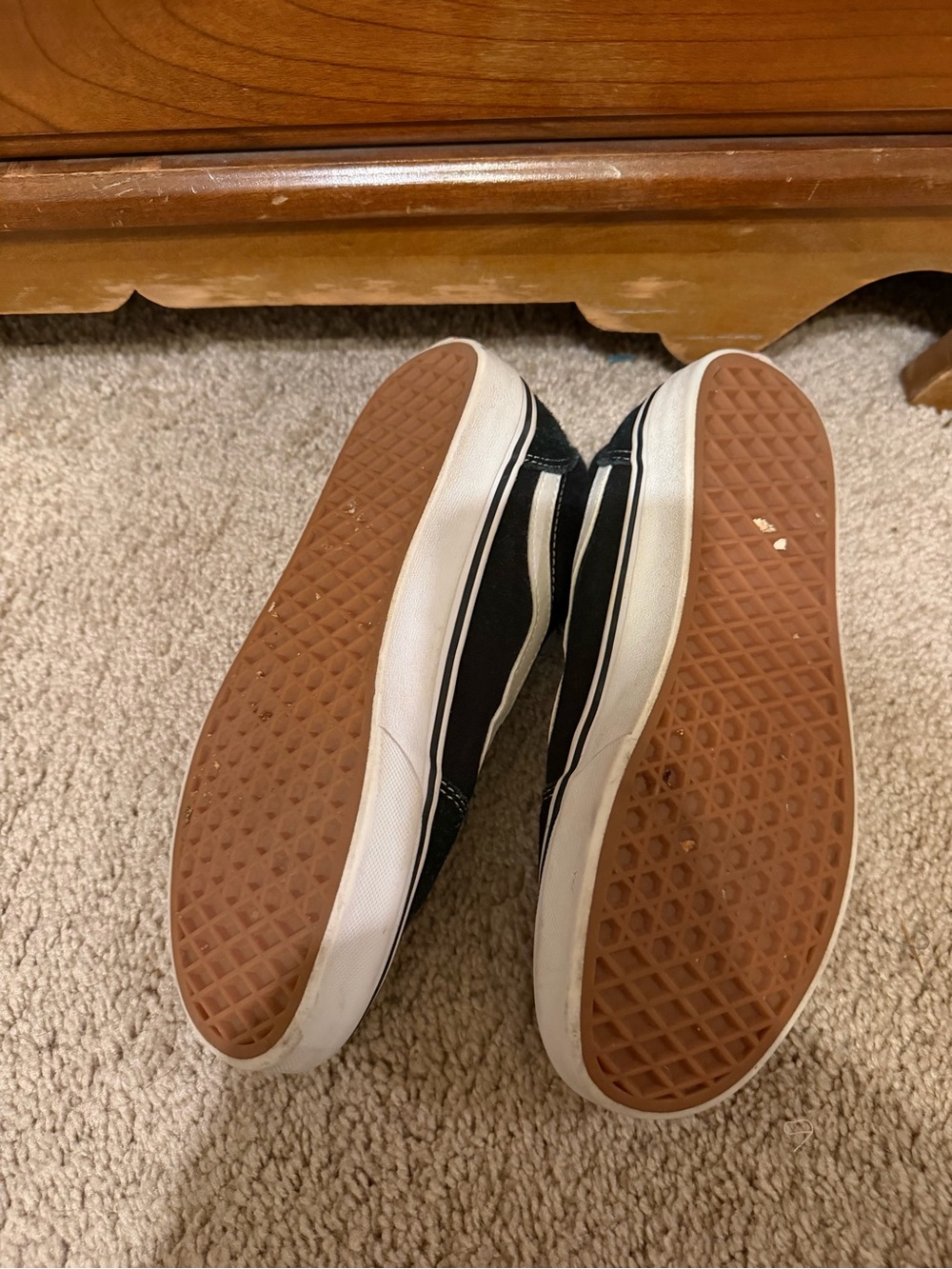 Vans Black Canvas Slip-On Sneakers with Gum Outsoles